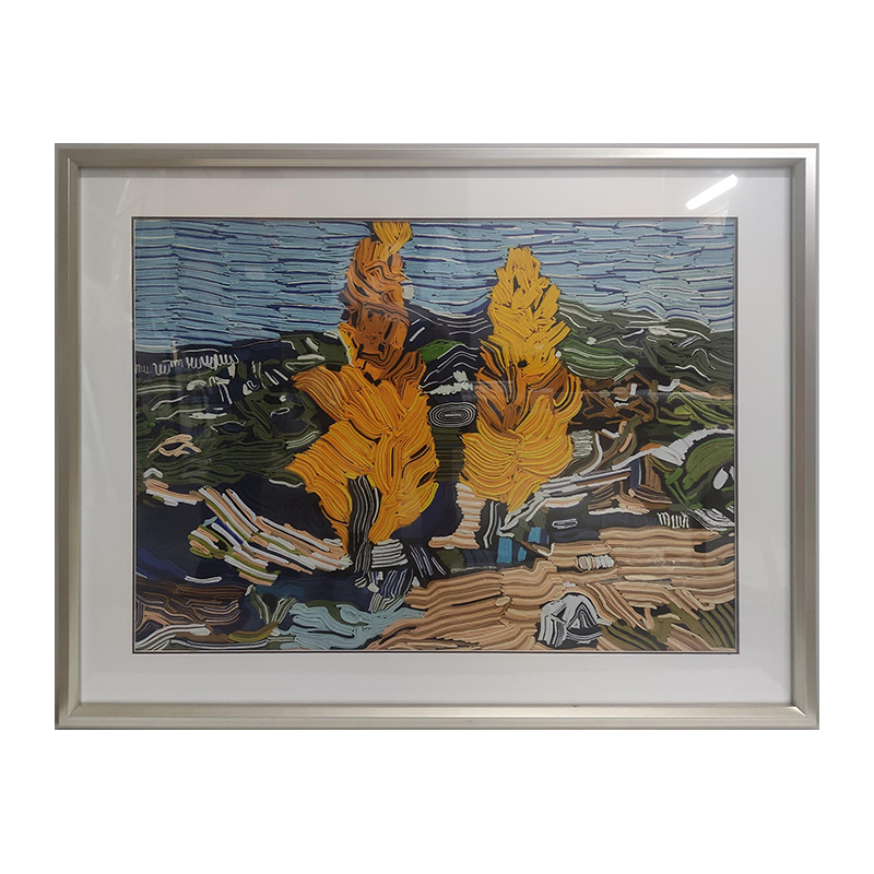 Three-dimensional paper art IV