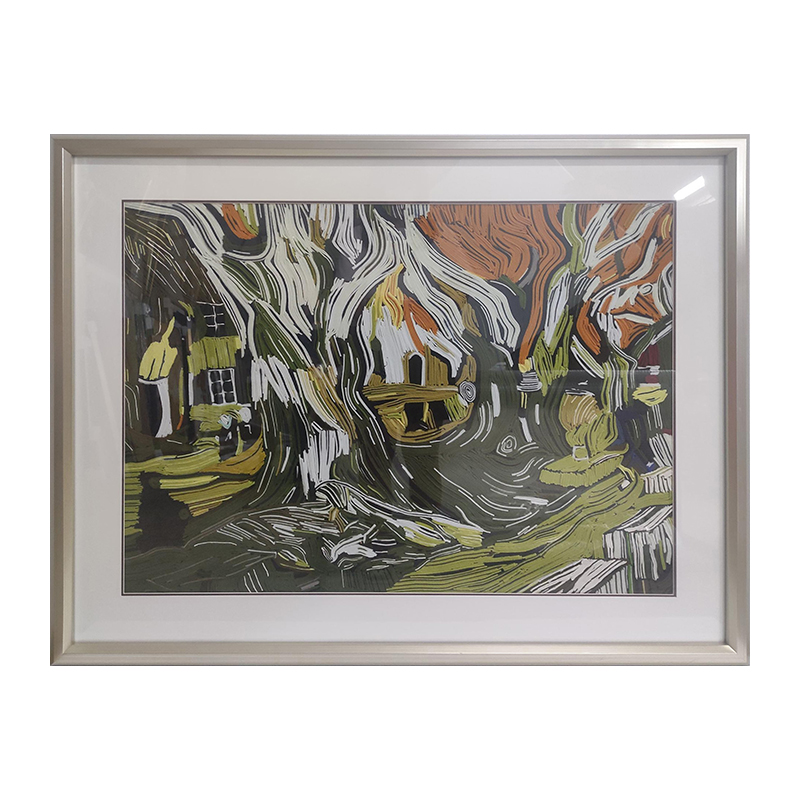 Three-dimensional paper art V