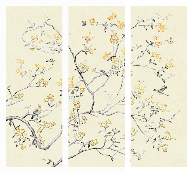 黑白植物素描 I